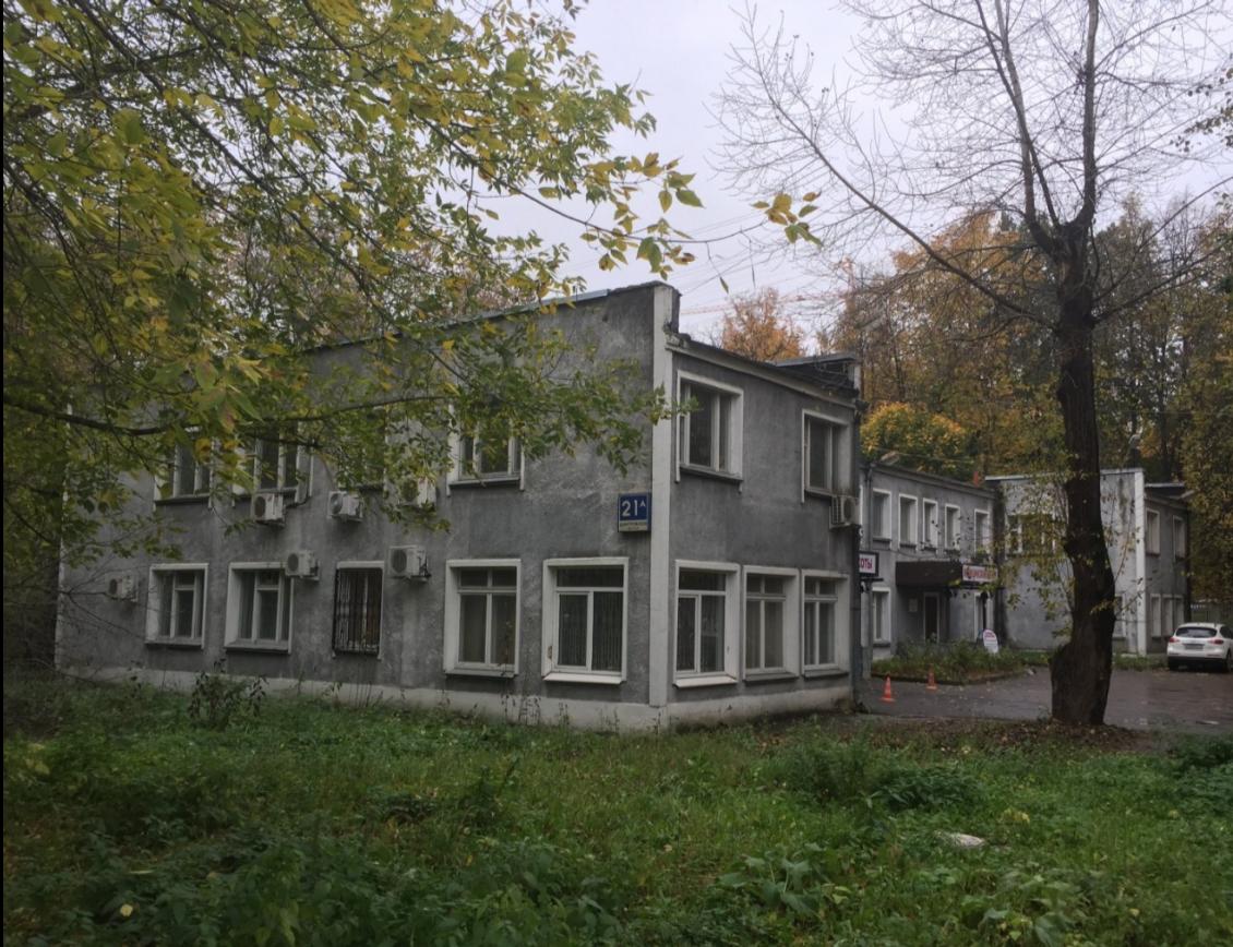 фасад дома, здание по адресу г Москва, Дмитровское шоссе, д 21А